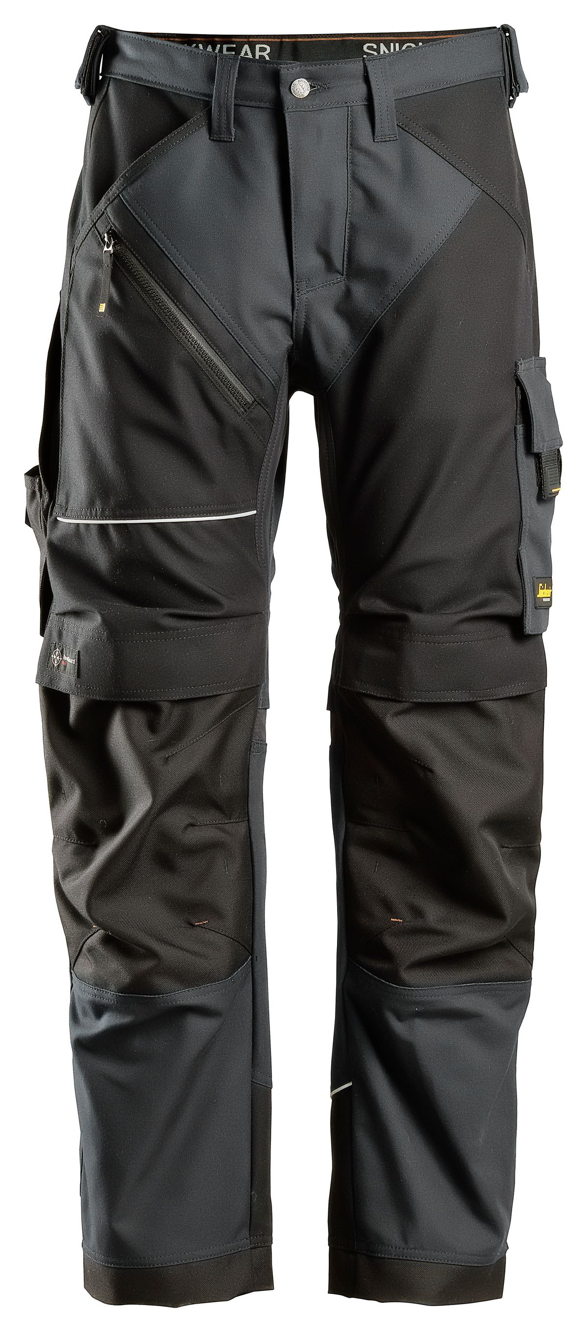 SnickersRuffWorkCanvasArbeitshoseEN14404Stahlgrau-Schwarz