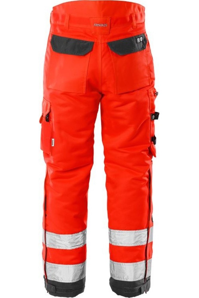 FristadsWarnschutz-HoseHighVisWinterhoseKl22034PPWarnschutz-RotSchwarz-XS
