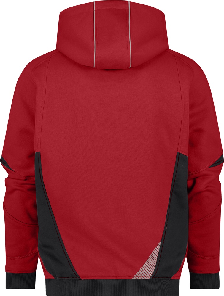 DassyKapuzensweatshirtLunaxRotSchwarz-XS