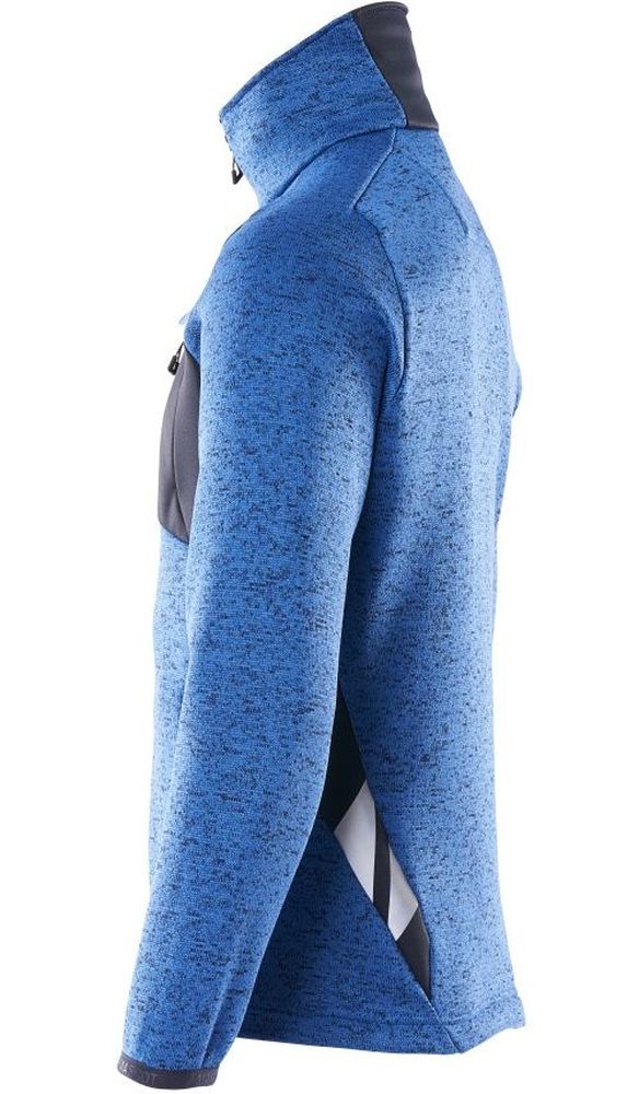 MascotStrickpullovermitReiverschlussAccelerate18105-951AzurblauSchwarzblau-XXL