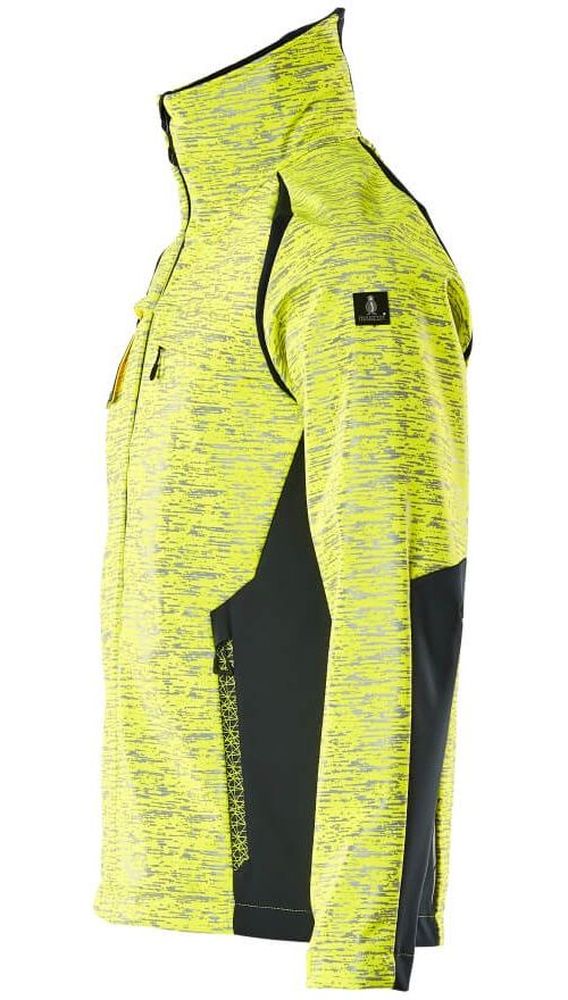 MascotSoftshellJackeAccelerateSafe19202-291Hi-visGelbSchwarzblau-XXL