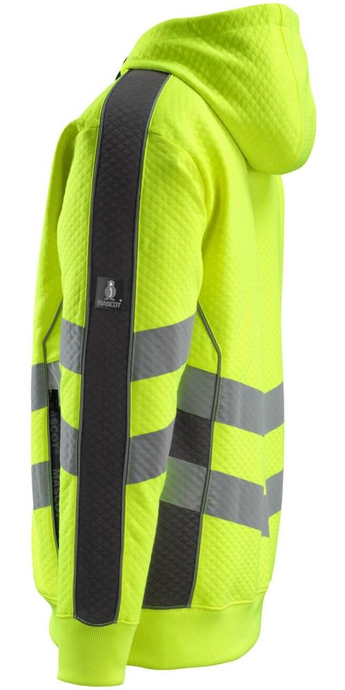 MascotKapuzensweatshirtmitReiverschlussCorbySafeSupreme50138-932Hi-visGelbDunkelanthrazit-XXL