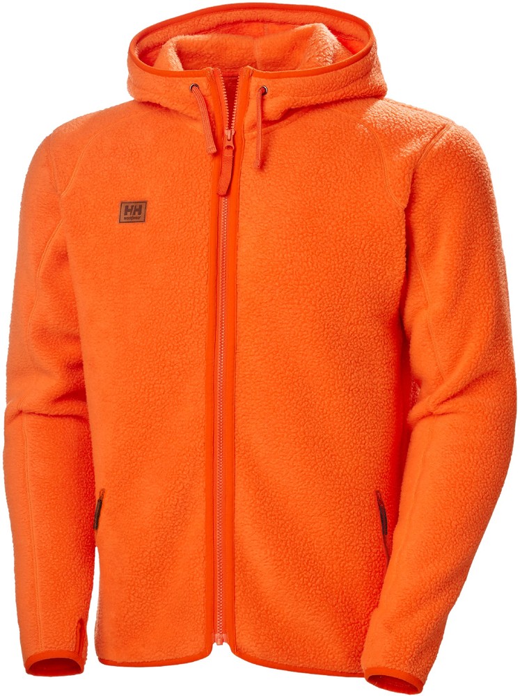 HellyHansenHoodieHeritagePileHoodieOrange-XS