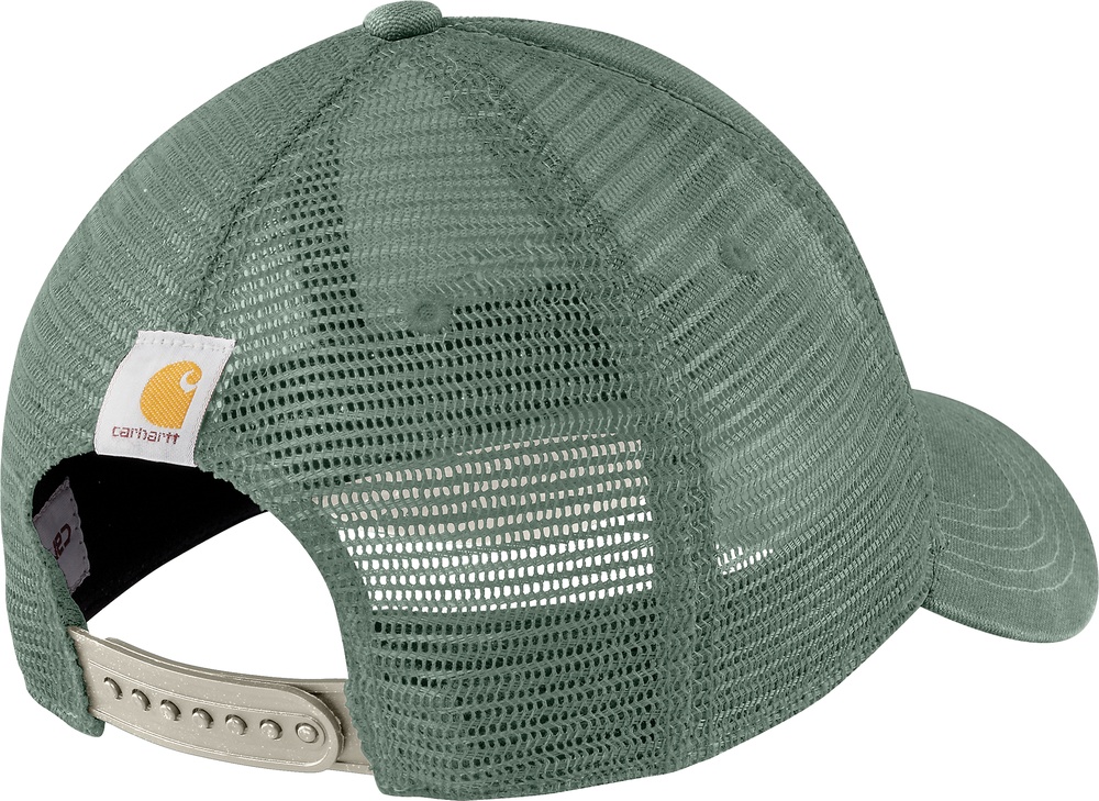 CarharttCanvasMesh-BackLogoGraphicCap101195GreenSlateMalt