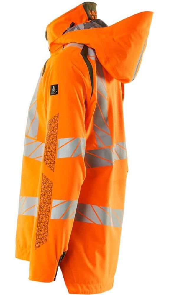 MascotDamenHardShellJackeAccelerateSafe19011-449Hi-visOrangeMoosgrn-XXL