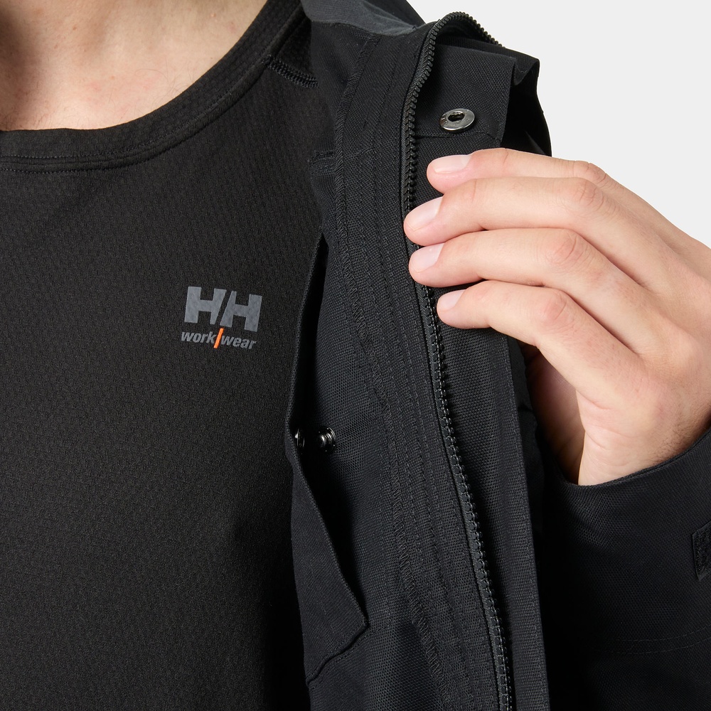 HellyHansenArbeitsjackeOxford20WorkJacket77260Black-XS