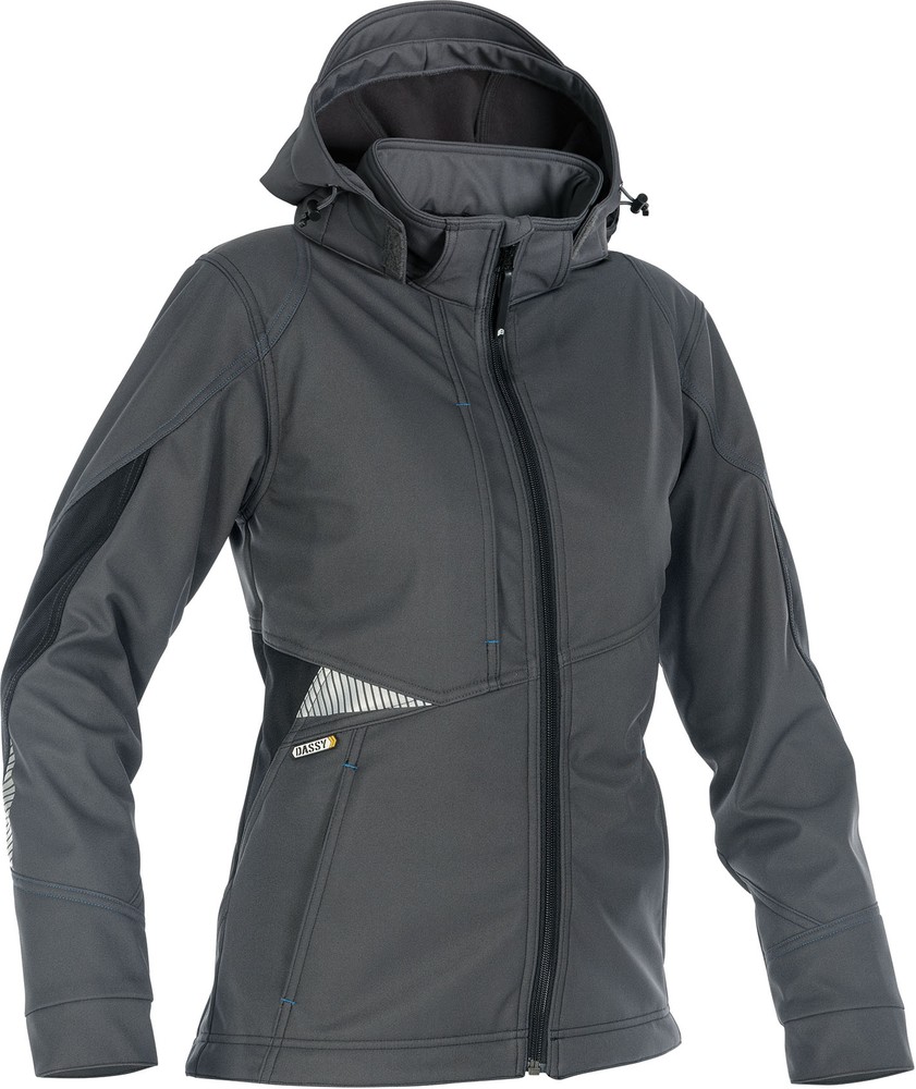 DassySoftshell-JackefrDamenGravityWomenPES21AnthrazitgrauSchwarz
