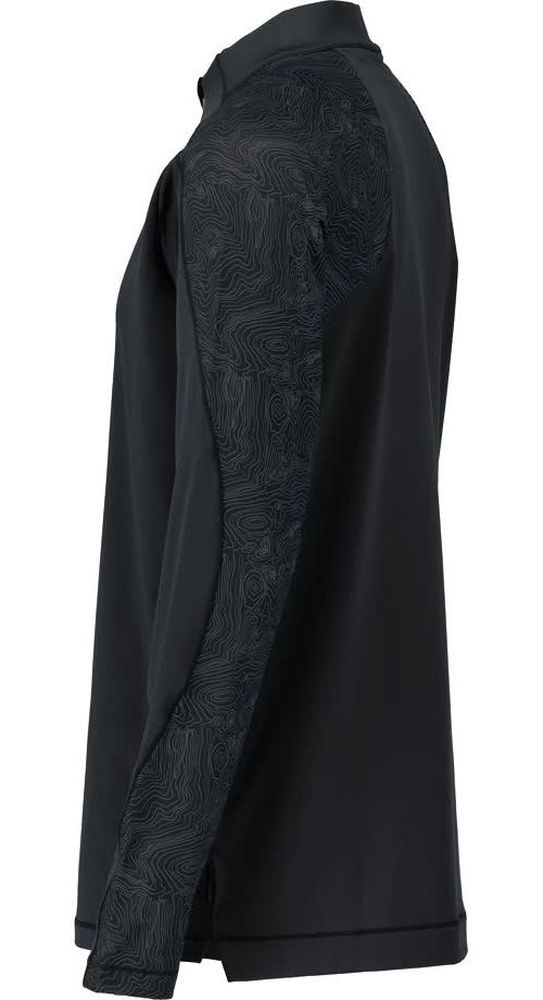 MascotT-ShirtLangarmmitkurzemReiverschlussCustomized22681-618Schwarz-XXL