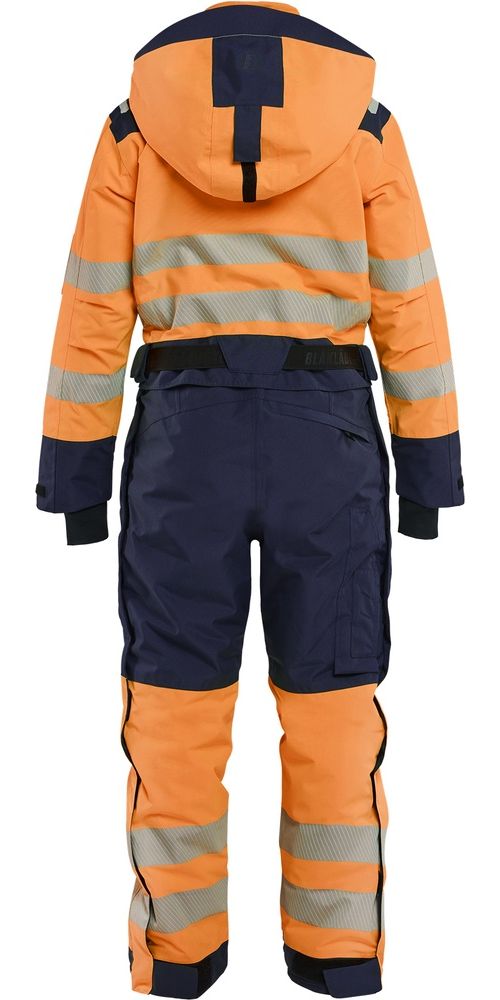 BlklderDamenArbeitsoverallHighVisWinterOverall67261977OrangeMarineblau-L