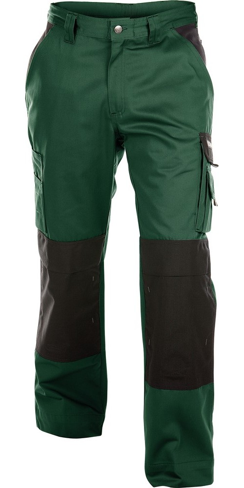 DassyZweifarbigeArbeitshosemitKniepolstertaschenBostonPESCO61FlaschengrnSchwarz