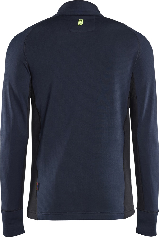 BlklderArbeitsjackeSTRIKERFleecejacke47352539DunkelMarineblauHighVisGelb-4XL