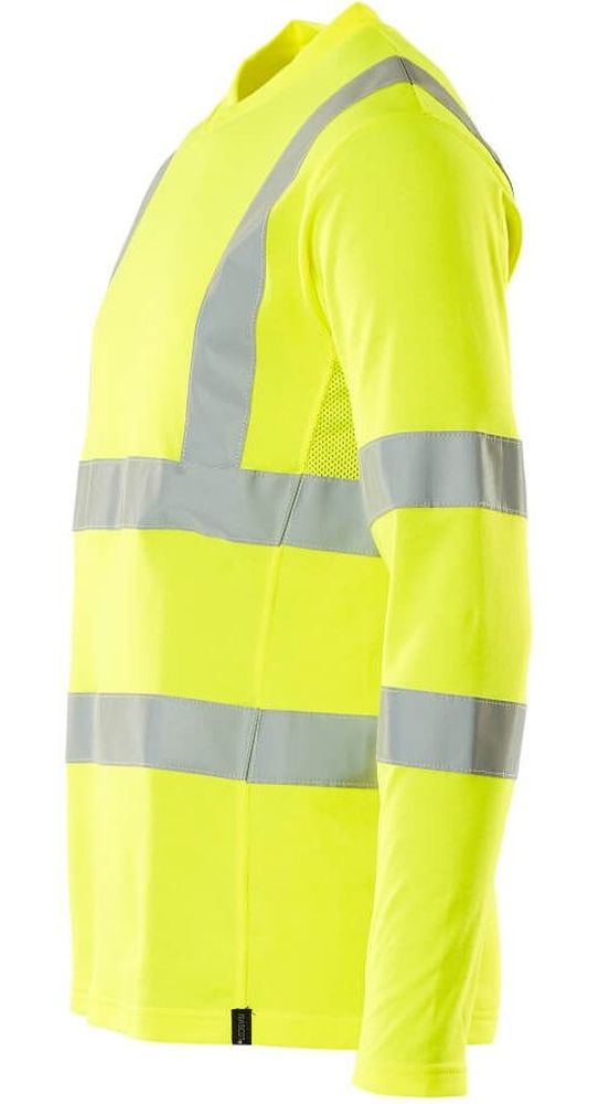 MascotT-ShirtLangarmSafeClassic18281-995Hi-visGelb-XXL