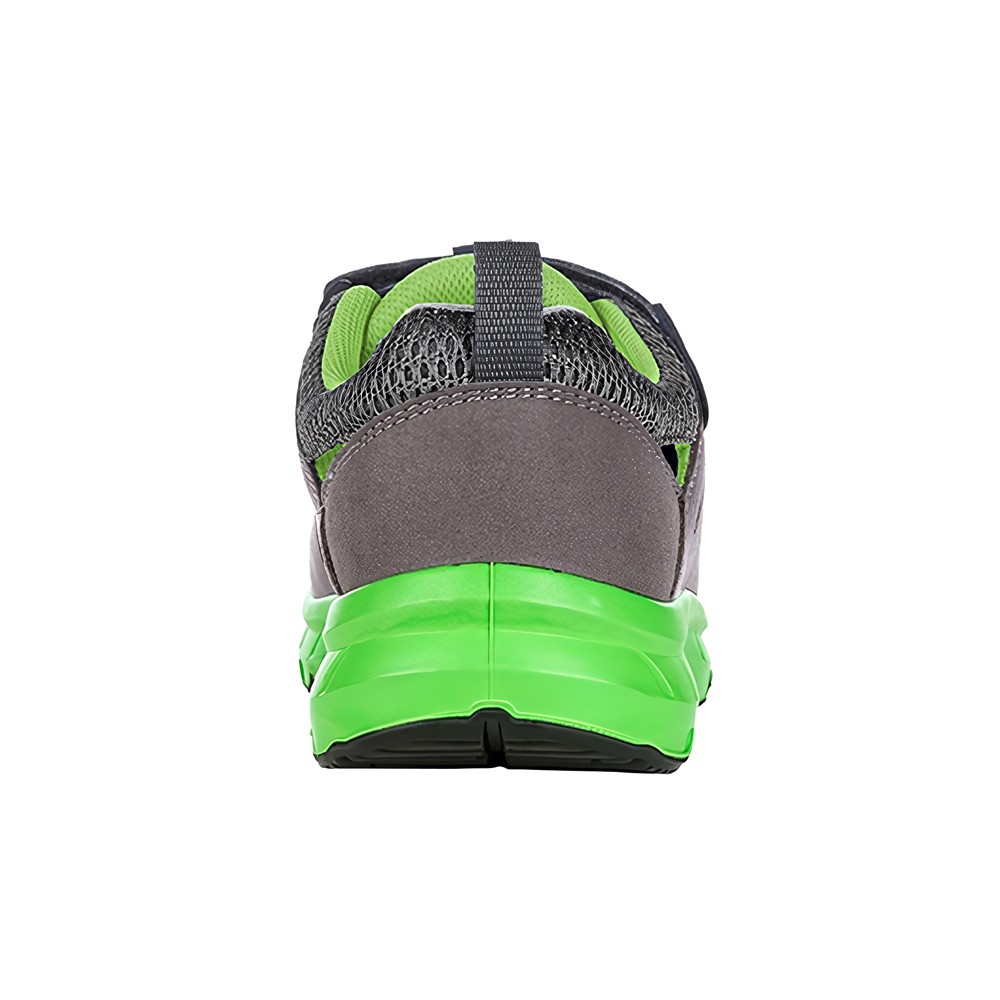 RUNNEXS1P-ESD-SicherheitsklettsandaleFlexStarGrauGrn
