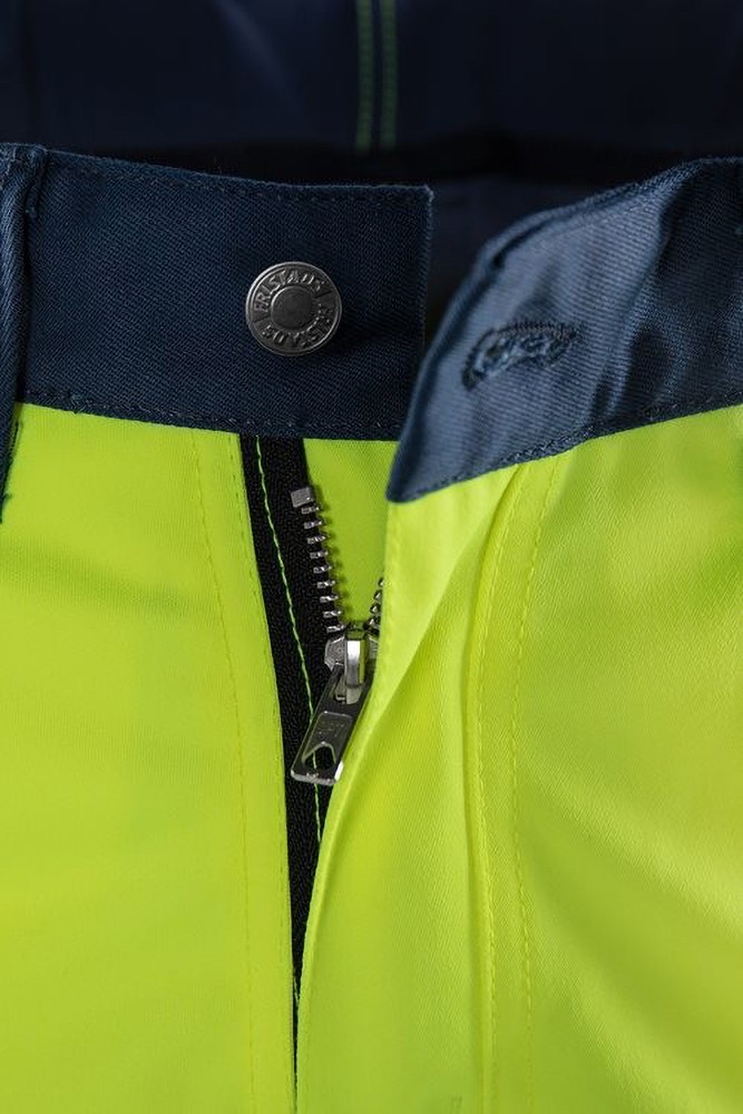 FristadsHighVisStretch-HoseKlasse22712PLUWarnschutz-GelbMarine-C54