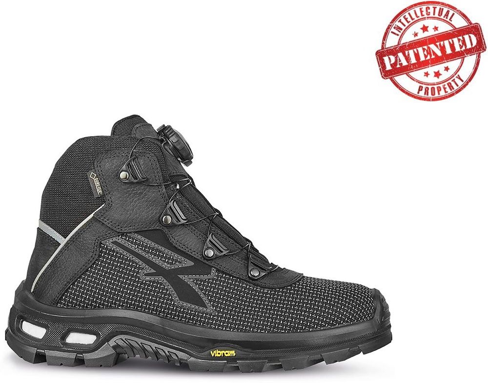 U-PowerSicherheitsschuheHochschuheKoraS3WrHiCiHroSrcRL1E214Schwarz-38