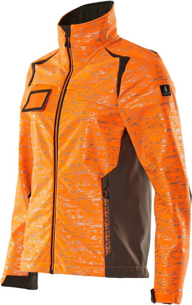 MascotDamenSoftshellJackeAccelerateSafe19212-291Hi-visOrangeDunkelanthrazit-XXL