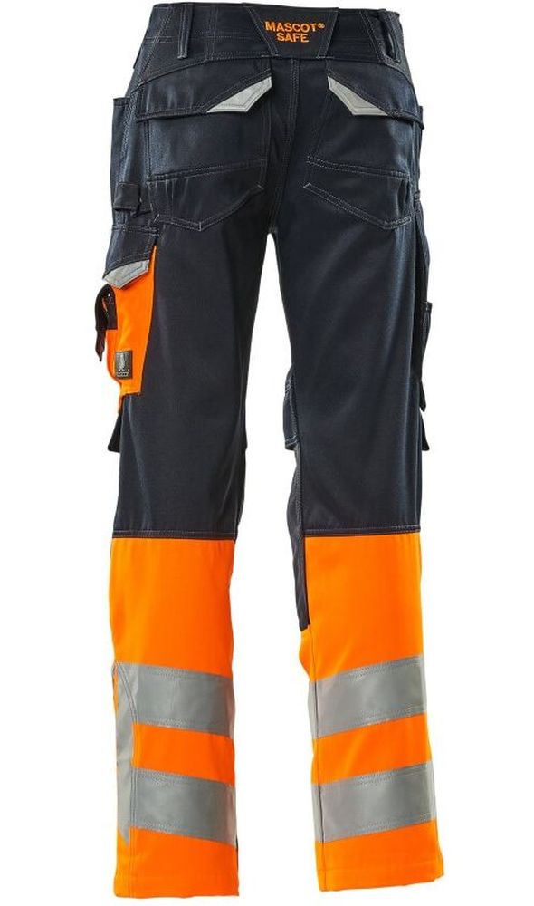 MascotHosemitKnietaschenLeedsSafeSupreme15679-860SchwarzblauHi-visOrange-C4676