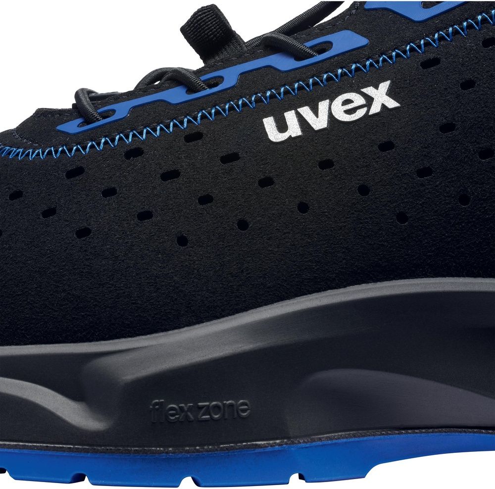 UvexSicherheits-Halbschuhe1X-CraftS1SR68138SchwarzBlau-35Weite11