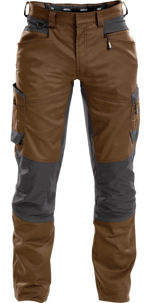 DassyArbeitshosemitStretchHelixPESCO41LehmbraunAnthrazitgrau