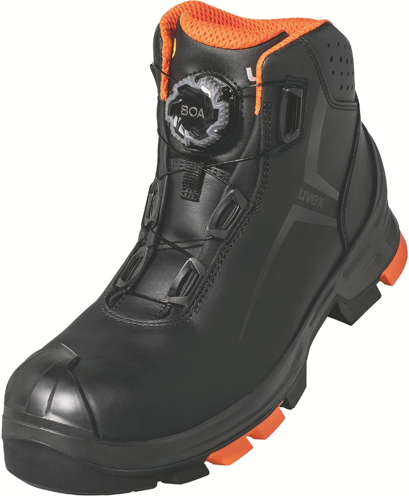 UvexSicherheitsschuhStiefel2SicherheitsstiefelS3LSRS3LBOAFitSystem65061SchwarzOrange-35Weite10