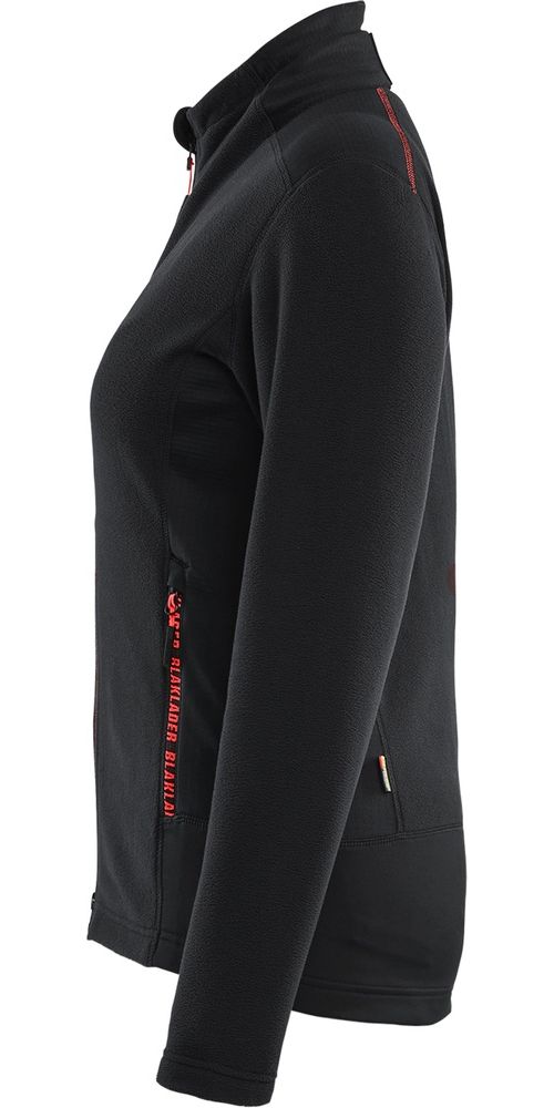 BlklderDamenArbeitsjackeMicrofleece-Jacke47661010SchwarzRot-L