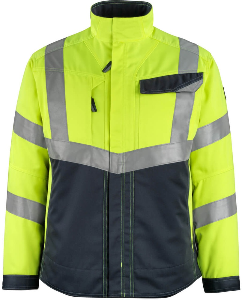 MascotJackeOxfordSafeSupreme15509-860Hi-visGelbSchwarzblau-XXL