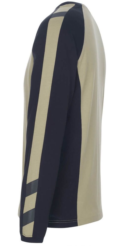 MascotT-ShirtLangarmBielefeldUnique50568-959HellkhakiSchwarz-XXL