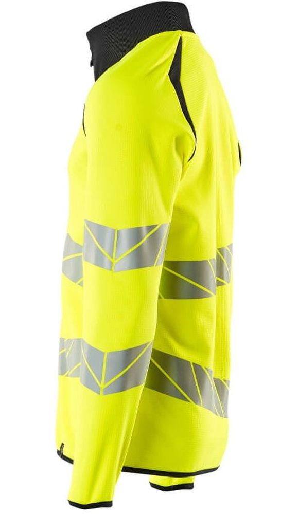 MascotSweatshirtmitReiverschlussAccelerateSafe19184-781Hi-visGelbSchwarzblau-XXL