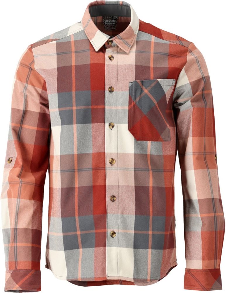 MascotHemdCustomized22904-446Herbstrot-kariert-XXL