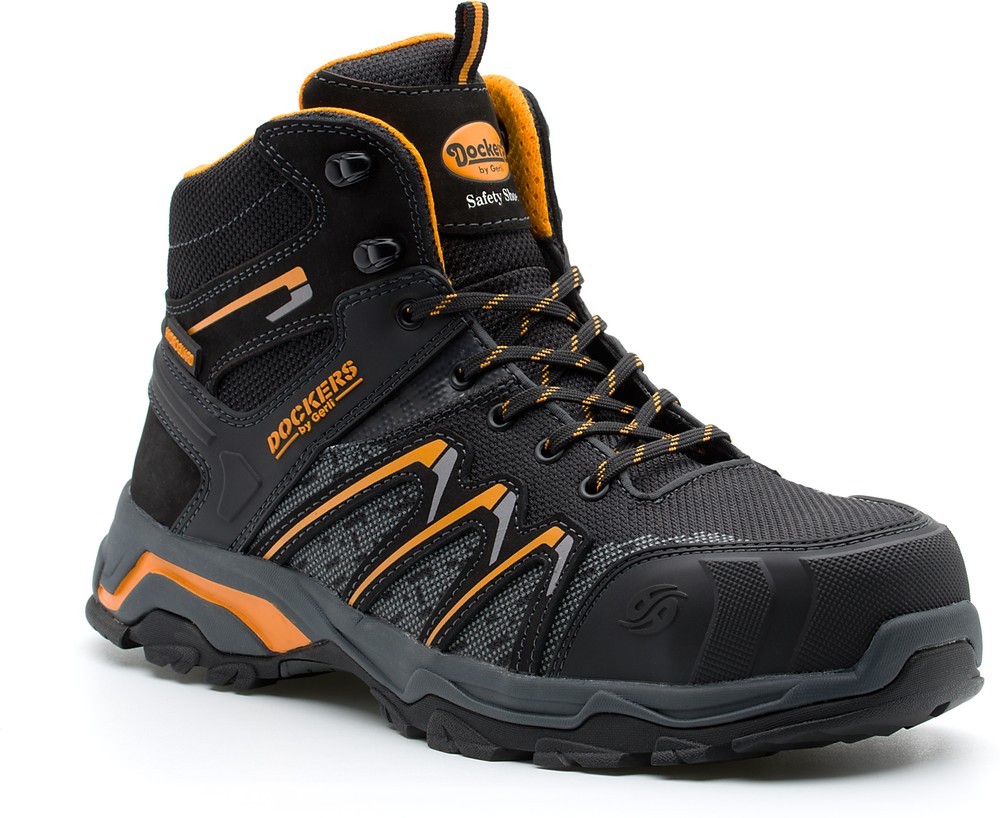 DockersbyGerliSicherheitsstiefelSprinterHighS3Schwarz-38