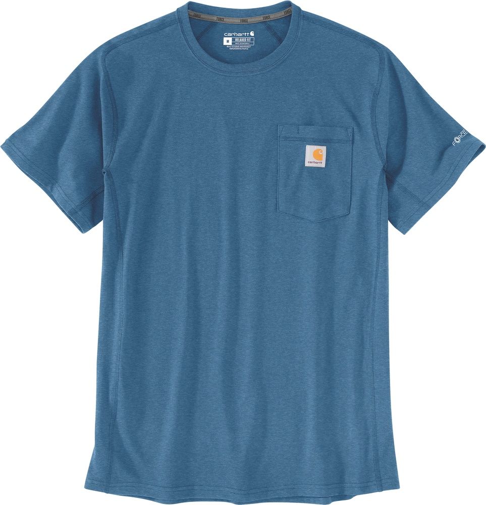 CarharttForcePocketSST-Shirt106652DarkHorizonBlueHeather-XXL