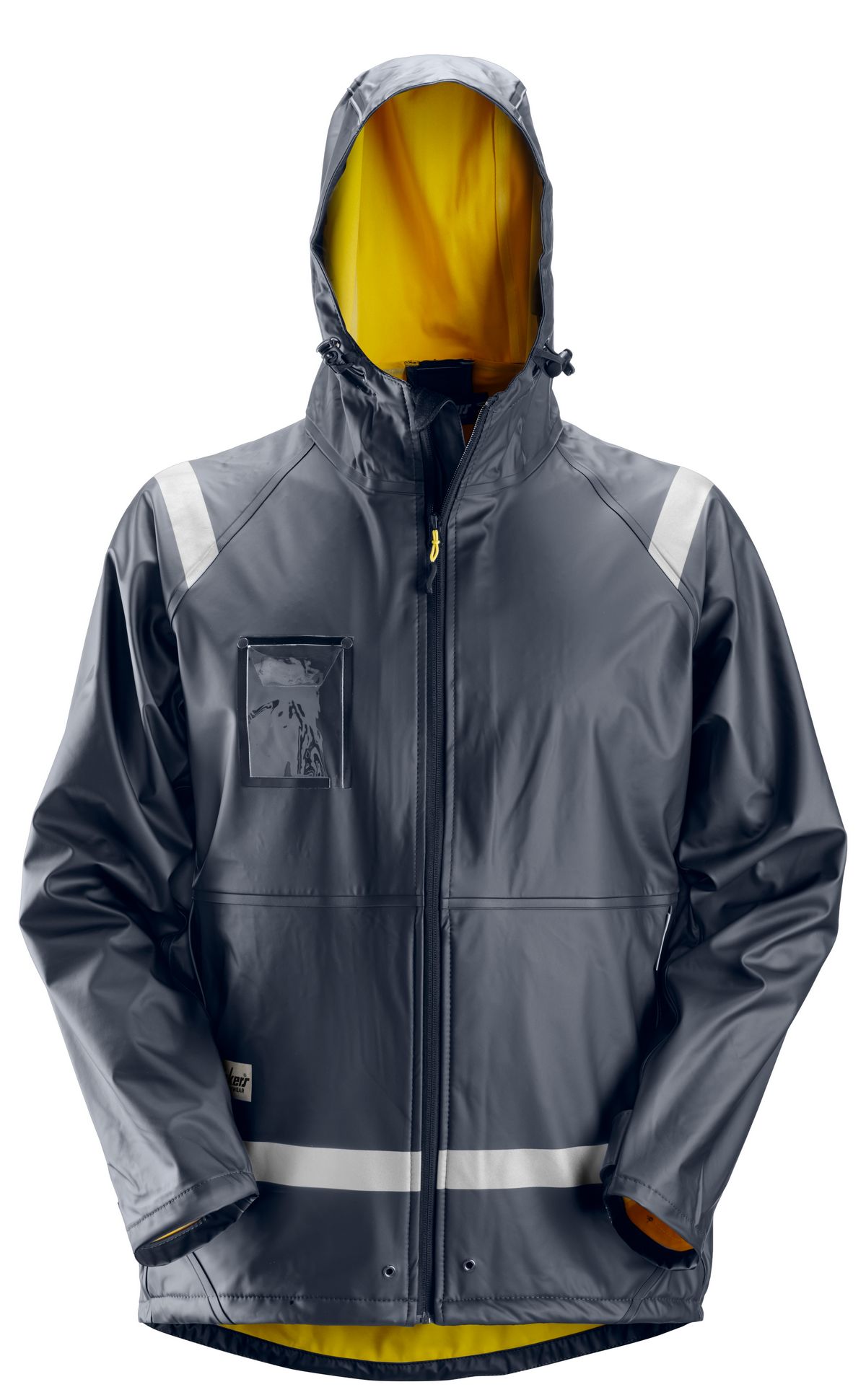 SnickersWasserdichtePURegenArbeitsjackeEN343Navy