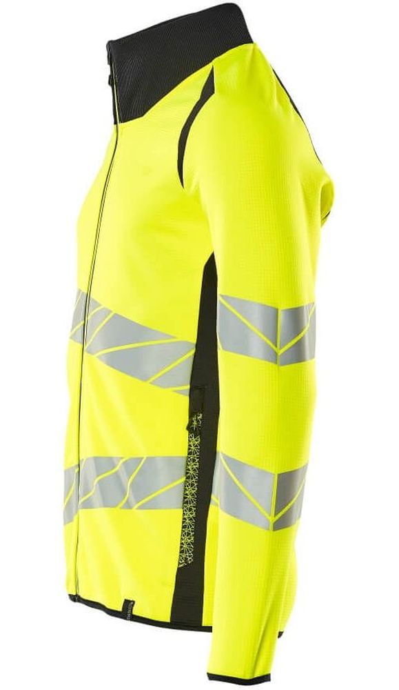 MascotSweatshirtmitReiverschlussAccelerateSafe19184-781Hi-visGelbSchwarzblau-XXL