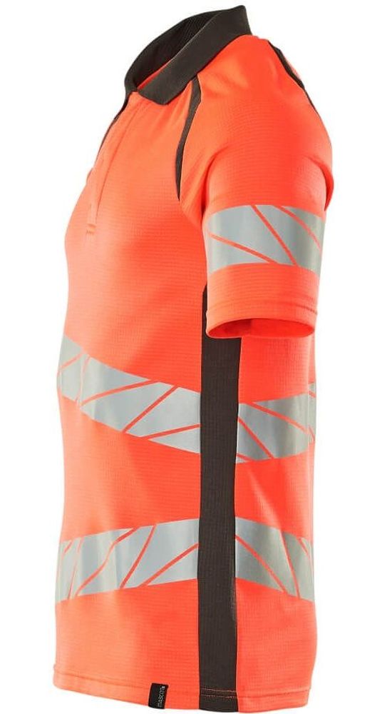 MascotPolo-ShirtAccelerateSafe19083-771Hi-visRotDunkelanthrazit-XXL