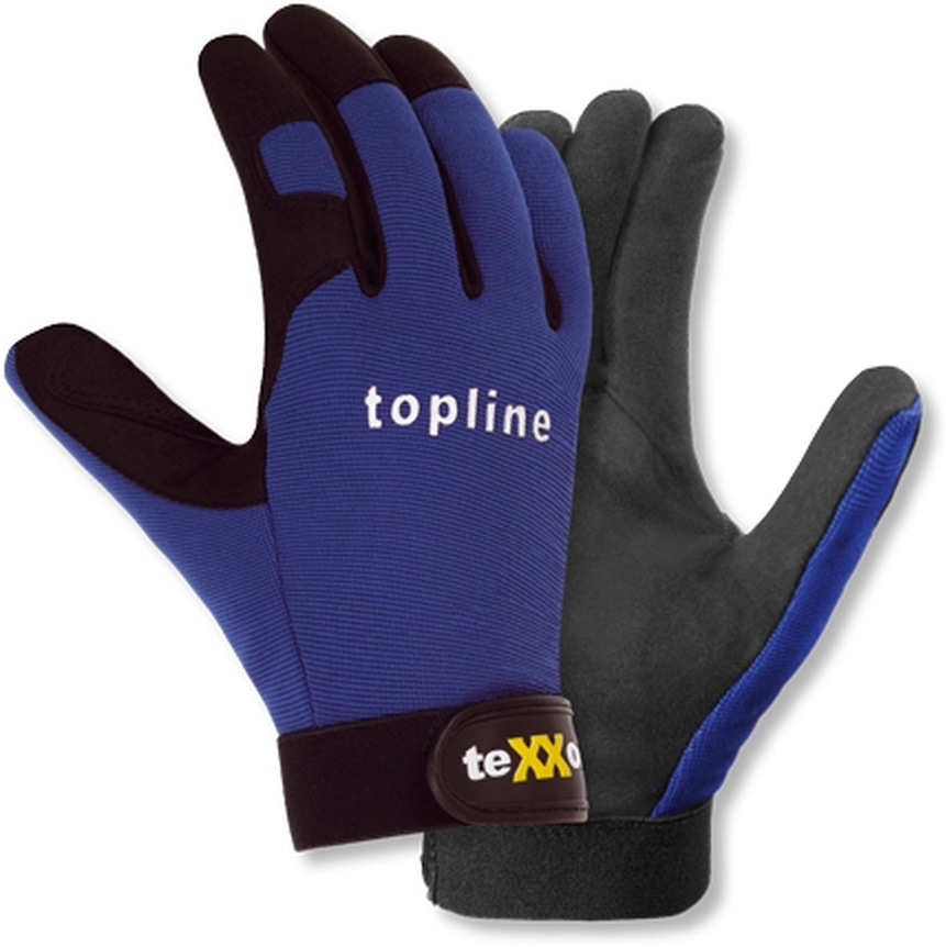 teXXorToplineKunstleder-HandschuheNaples12Stck2500BlauSchwarz-7