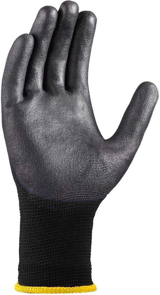 teXXorPolyester-StrickhandschuhePolyurethanBeschichtet12Stck2404SchwarzSchwarz-6