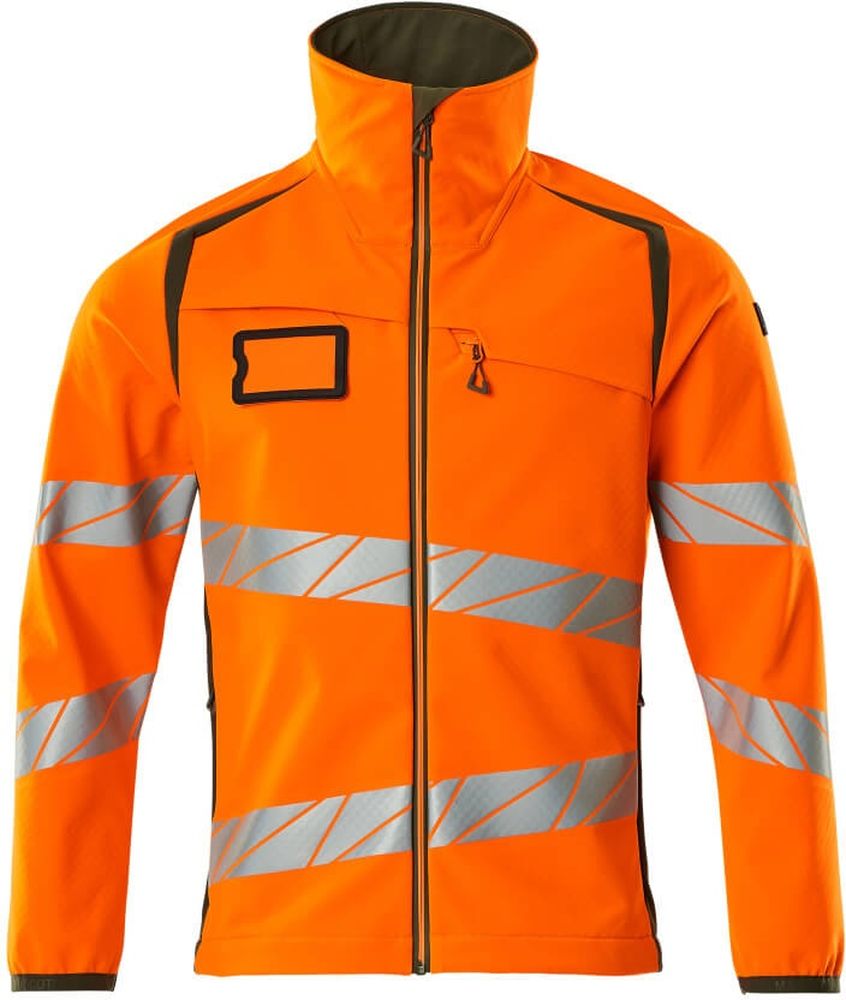 MascotSoftshellJackeAccelerateSafe19002-143Hi-visOrangeMoosgrn-XXL