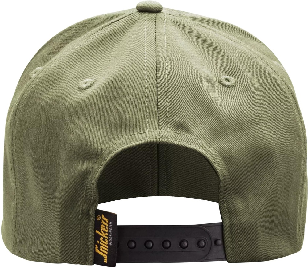SnickersWorkwearAllroundWorkBaumwoll-Kappe9079Khaki-Grn-Sw