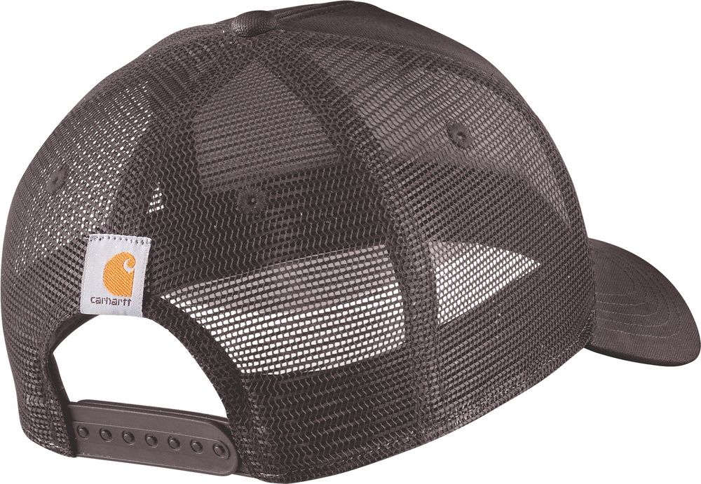 CarharttTwillMesh-BackScriptPatchCap106738DarkSepia CarharttTwillMesh-BackScriptPatchCap106738DarkSepia