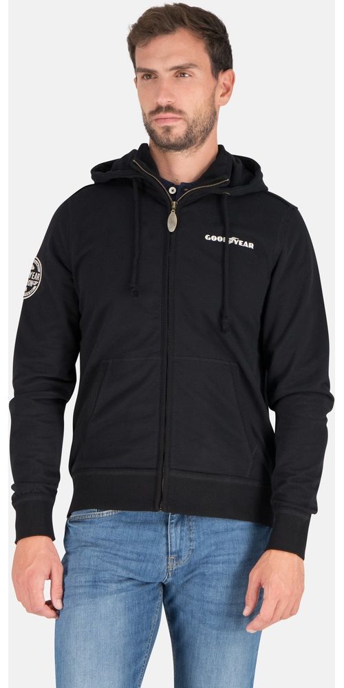 GoodyearRichmondKapuzensweatjackemitReiverschlussnormalePassformBlack-3XL