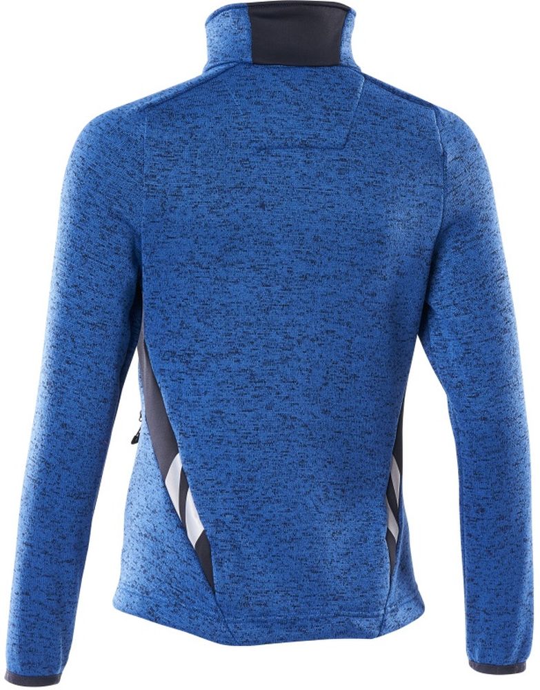 MascotDamenStrickpullovermitReiverschlussAccelerate18155-951AzurblauSchwarzblau-XXL