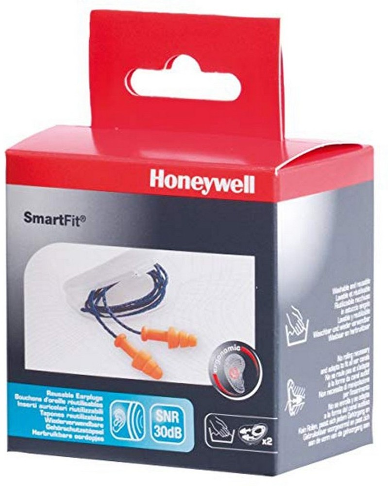 HoneywellMehrfachverwendbareGehrschutztpsel-BlisterpackungPSS1030273SmartfitCordedPSSOrange