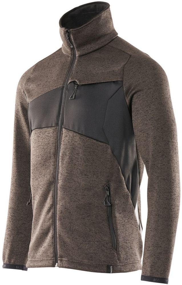 MascotStrickpullovermitReiverschlussAccelerate18105-951DunkelanthrazitSchwarz-XXL