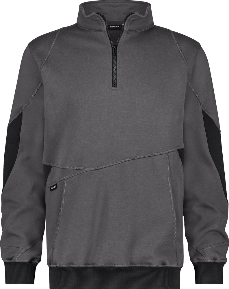 DassySweatshirtHyraxNextAnthrazitgrauSchwarz-XS