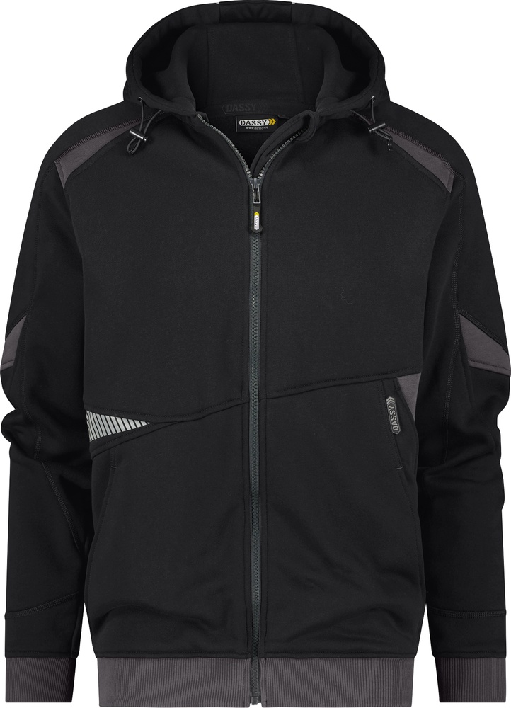 DassyKapuzensweatshirtLunaxSchwarzAnthrazitgrau-XS DassyKapuzensweatshirtLunaxSchwarzAnthrazitgrau-XS