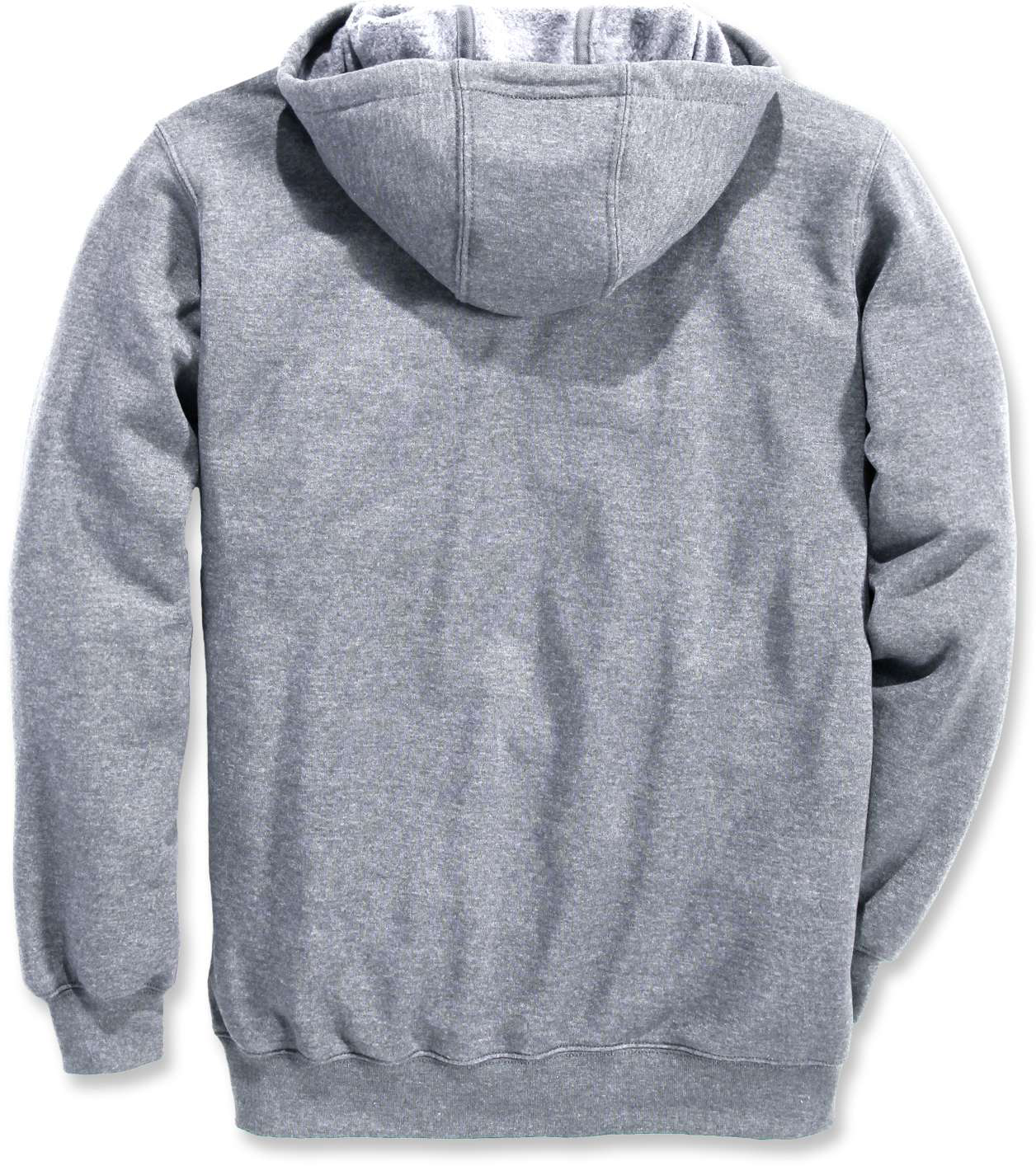 CarharttHerrenSweatshirtSignatureLogoHoodedSweatshirtHeatherGrey