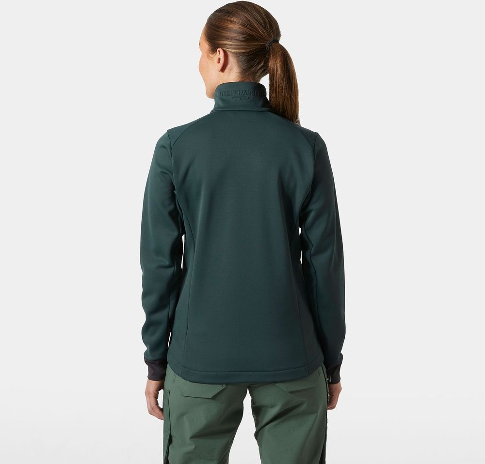 HellyHansenDamenFleecejackeWTechMidlayer72381DarkestSpruce-XS