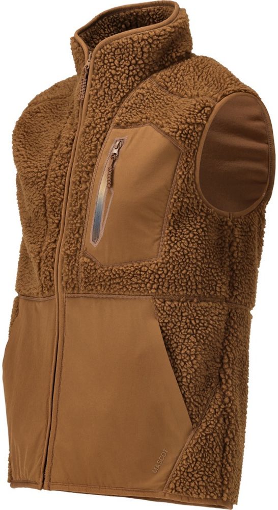 MascotFaserpelzWestemitReiverschlussCustomized22465-682Nussbraun-XXL