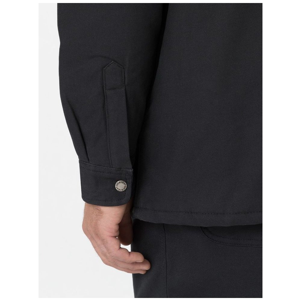 DickiesJackeFleeceHoodedDuckShirtJackRelaxedDK0A4XTIBlack-L