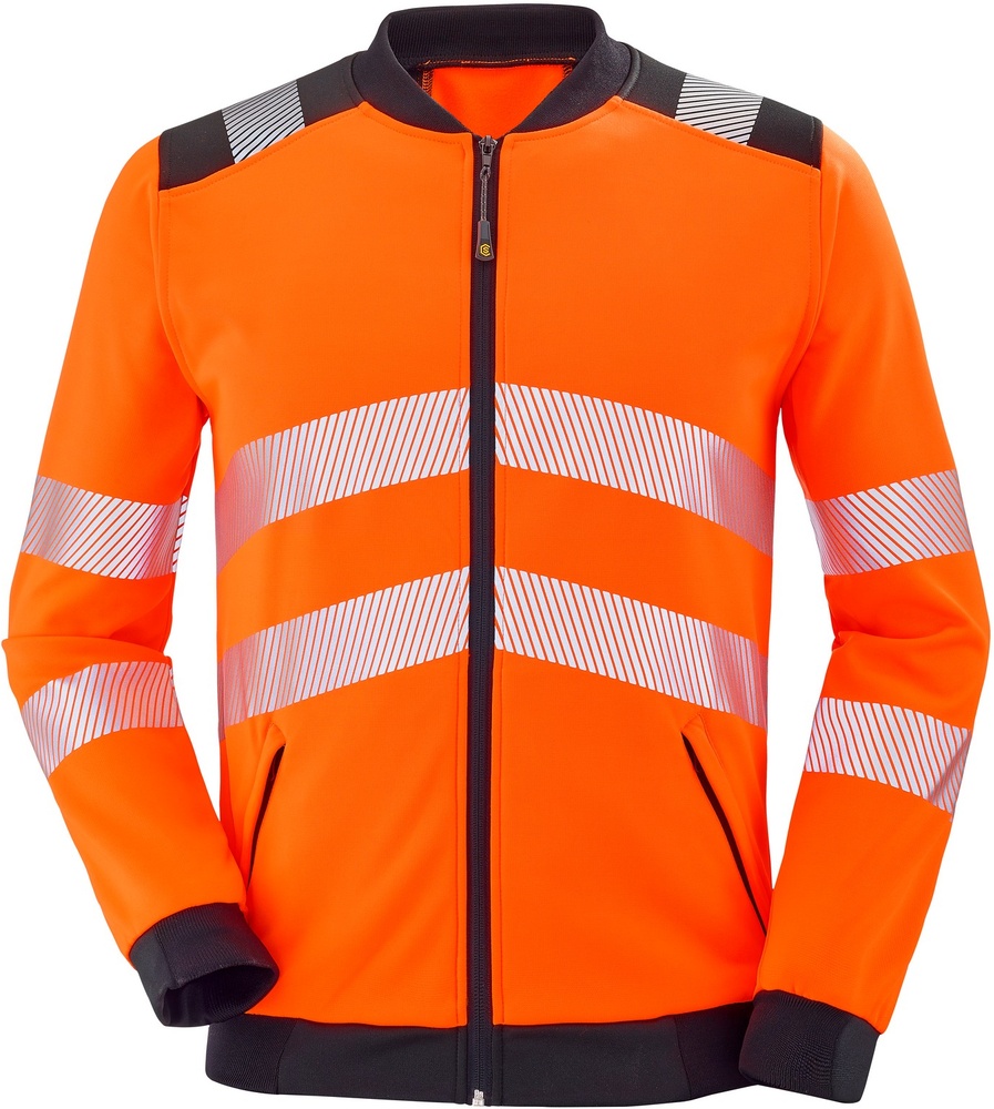 CepovettSweatjackeVallouise9S03FluoOrangeBlack-XXL